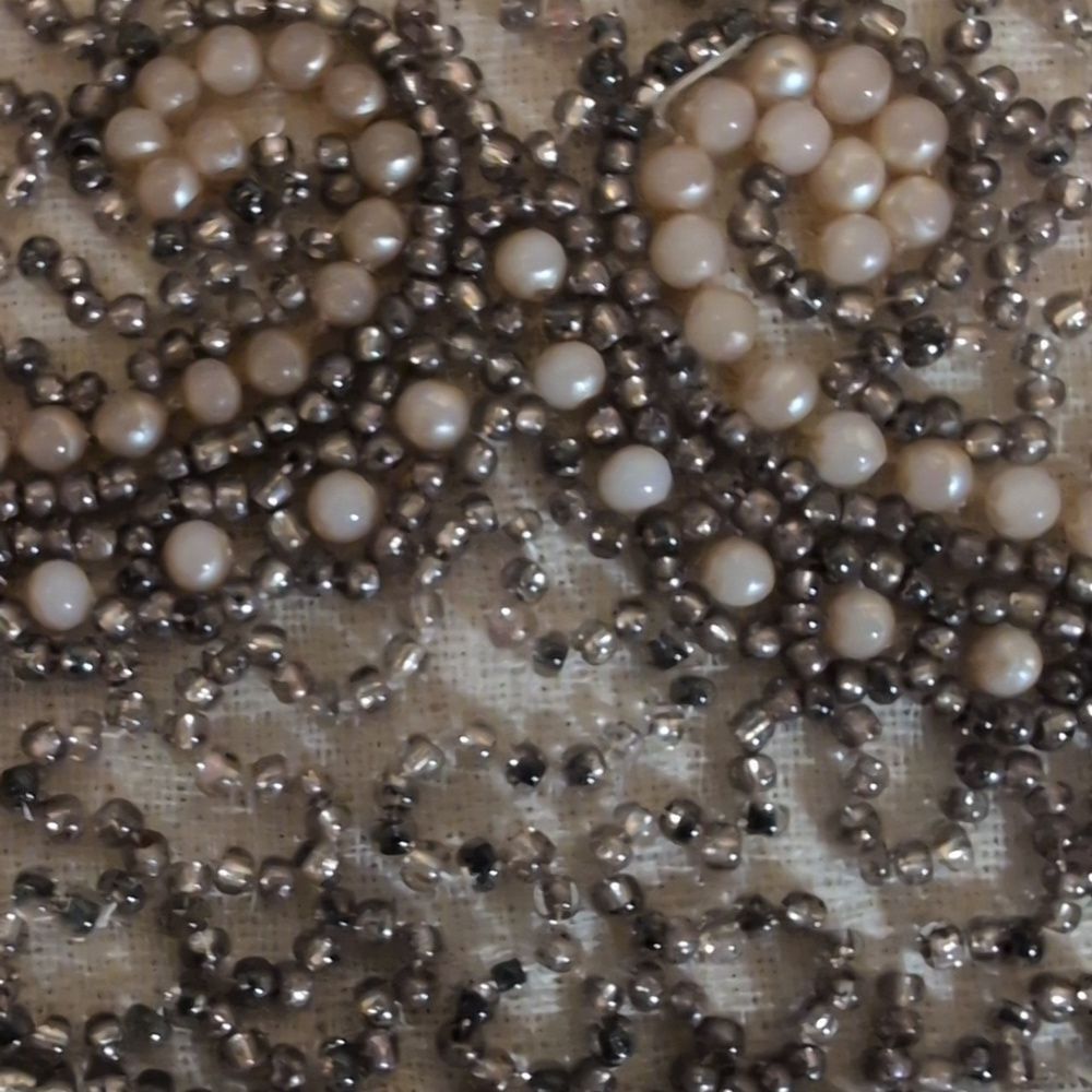 Vintage Antique Art Deco Hand Beaded Evening Clutch Belgium - Picture 4 of 9